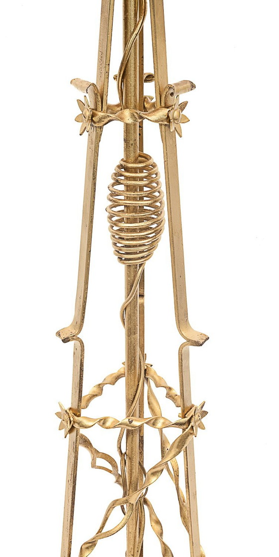 Image 1 of Schmiedeeiserne Stehlampe, Merceris, 1950