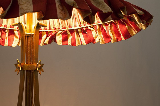 Image 1 of Schmiedeeiserne Stehlampe, Merceris, 1950