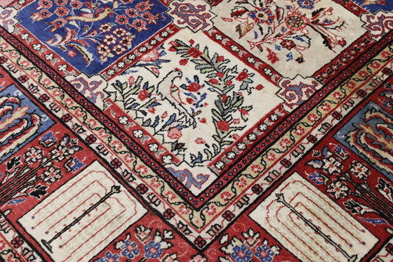 Image 1 of Original Handgeknüpfter Perserteppich Sarough Fein 358 X 270 Cm Top Zustand