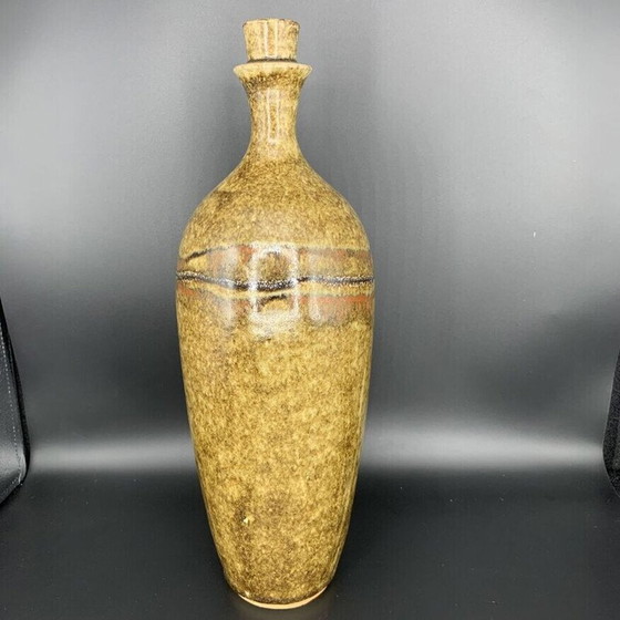 Image 1 of Flasche aus emailliertem Steingut von Robert Heraud