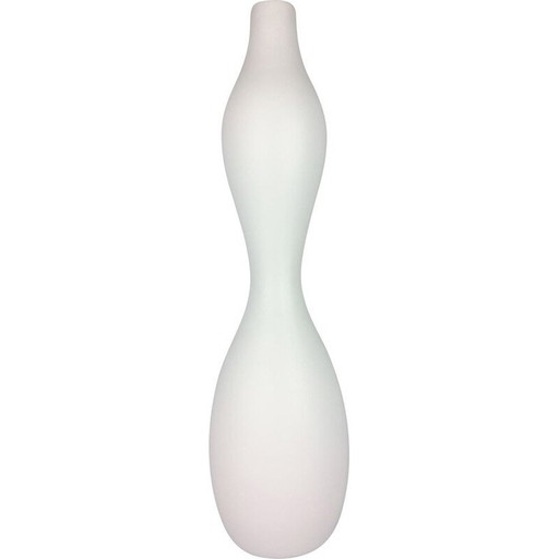 Weiße Vintage-Keramikvase, 1990
