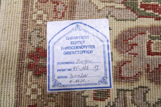 Image 1 of Original Handgeknüpfter Teppich Ziegler 300 X 200 Cm Top Zustand