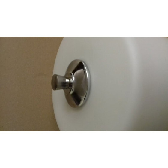 Image 1 of Vintage Art Deco Lampe aus Metall, Stein und Glas von Kámen Praha, Tschechoslowakei 1935