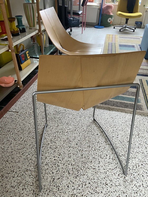 Image 1 of Zwei finnische Design-Stühle von Teemu Jårvi aus Birkenfurnier aus dem Jahr 2000