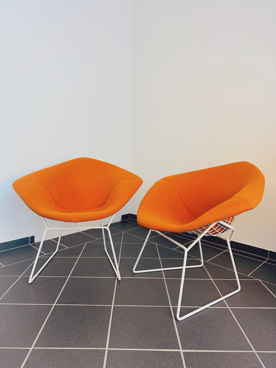 Image 1 of 2x Bertoia Diamond Chair by Knoll