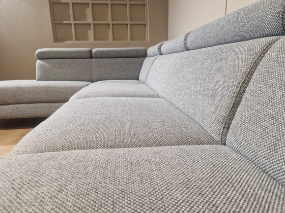 Image 1 of Montel Urban U Ecksofa - Grau - Stoff - Design - Kopfstütze