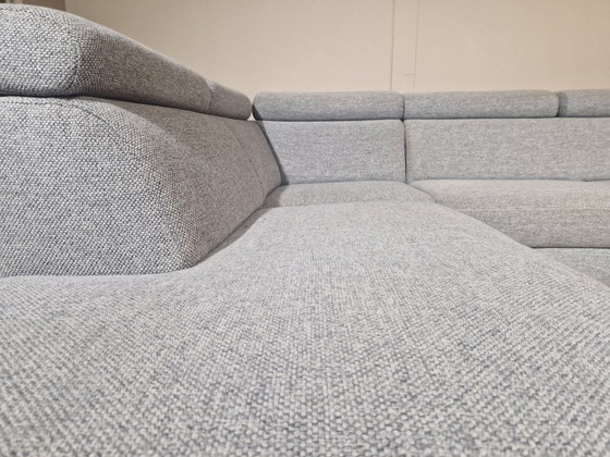 Image 1 of Montel Urban U Ecksofa - Grau - Stoff - Design - Kopfstütze