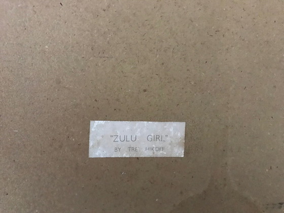 Image 1 of  Vladimir Tretchikoff (1913-2006) Zulu-Mädchen - Originaldruck