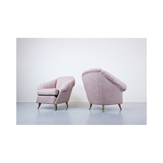 Image 1 of Paar Vintage-Sessel, Italienisch 1950er Jahre