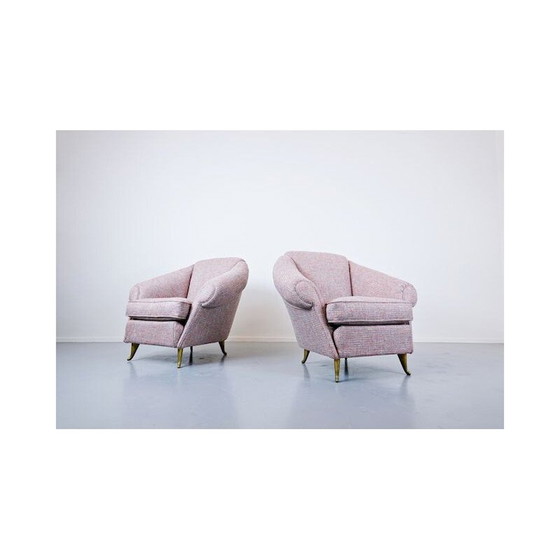 Image 1 of Paar Vintage-Sessel, Italienisch 1950er Jahre