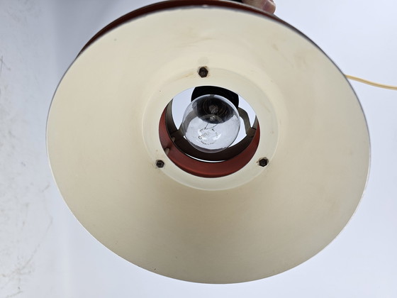 Image 1 of Carl Thore zugeschriebene Hängeleuchte Dänisch für Granhaga Diabolo Form