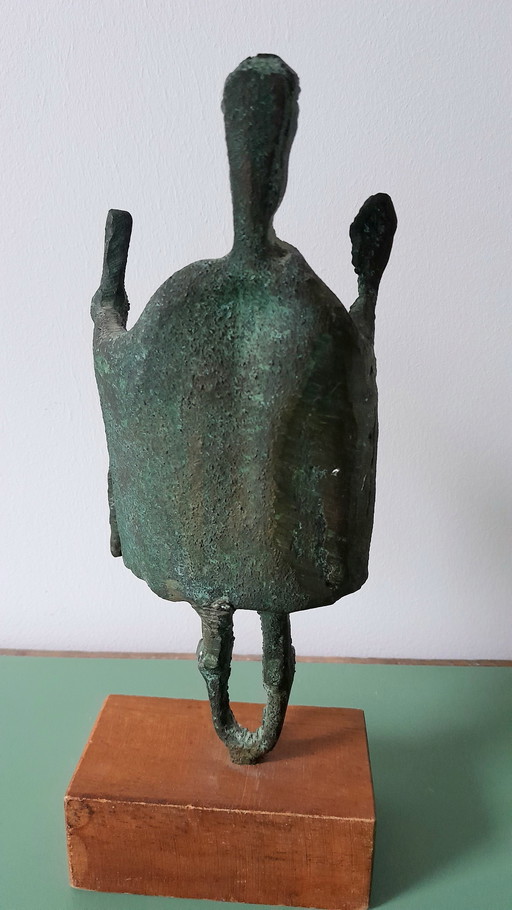 Sardische Statuette Aus Bronze