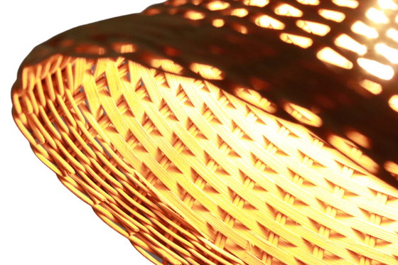 Image 1 of Vintage Tischlampe aus Rattan