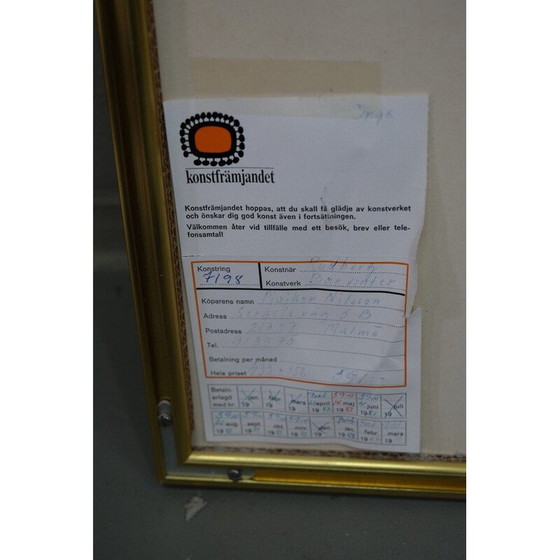 Image 1 of Farblithografie von Gustav Rudberg, 1970