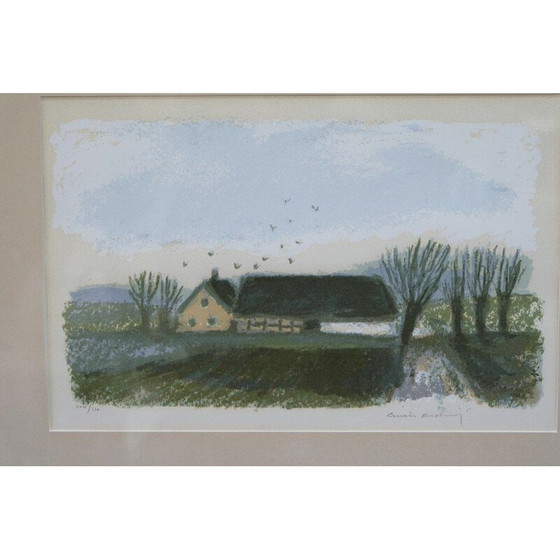 Image 1 of Farblithografie von Gustav Rudberg, 1970