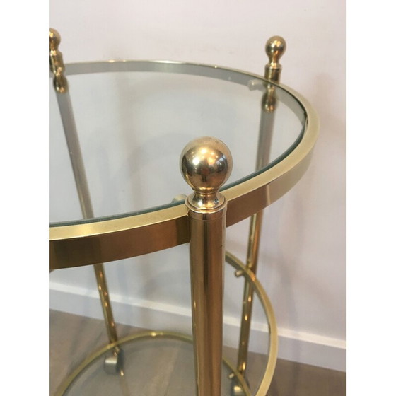 Image 1 of Rundes Messingsofa Bout De Canape