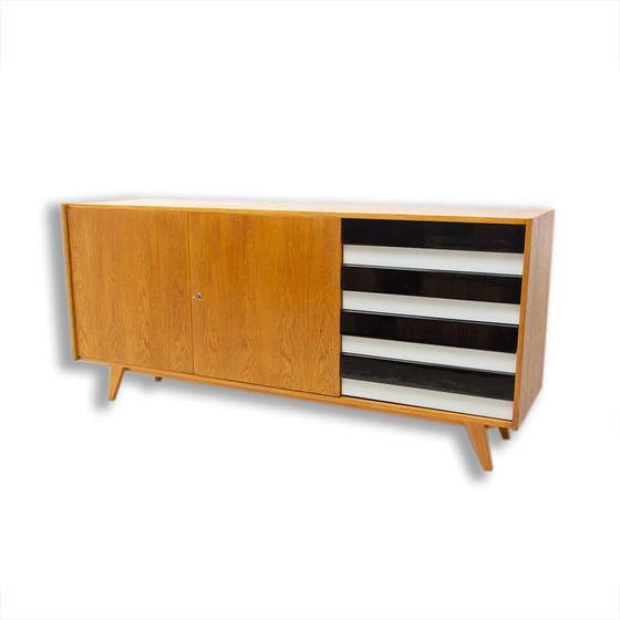 Image 1 of Mid Century Anrichte U-460 von Jiří Jiroutek für Interiér Praha, Tschechoslowakei 1960