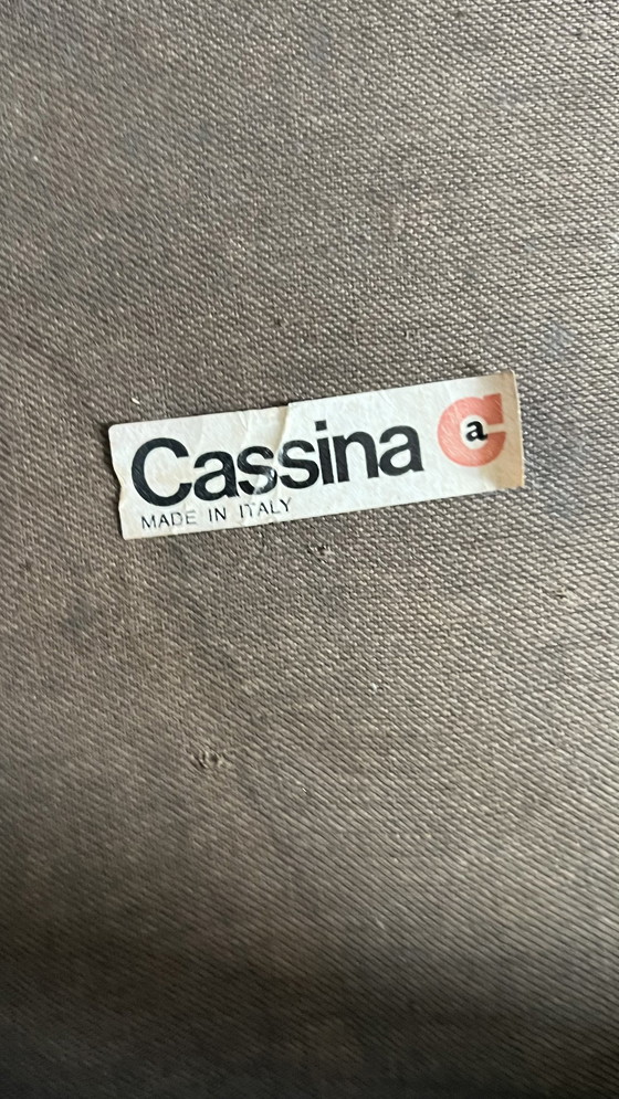 Image 1 of 6 X Cassina Cab 412 , Leder Schwarz, Mario Bellini