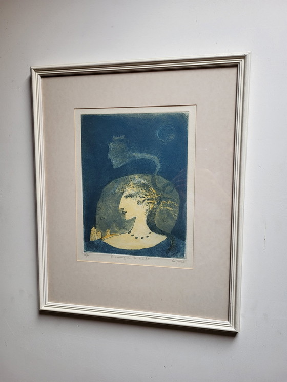 Image 1 of Katrien Caymax „Der König der Nacht“ Grafikarbeit
