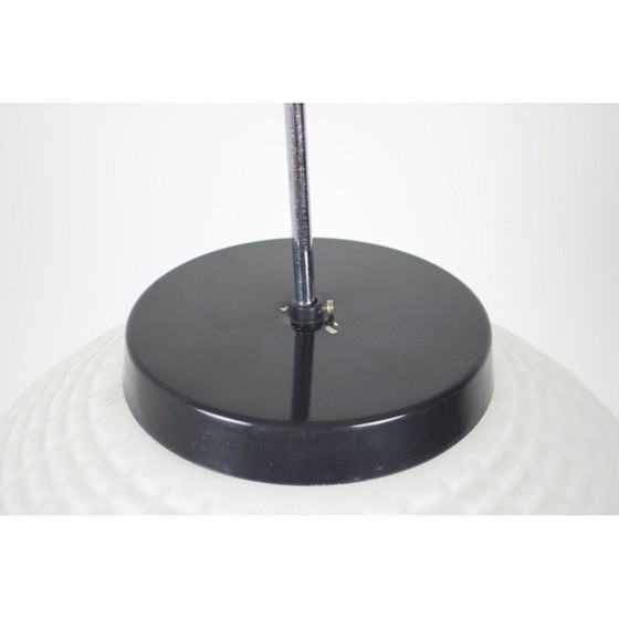 Image 1 of Vintage Hängeleuchte aus Metall und Glas, Tschechoslowakei 1970