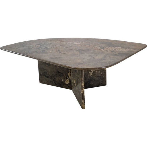 Vintage Granit Couchtisch, Italien 1980