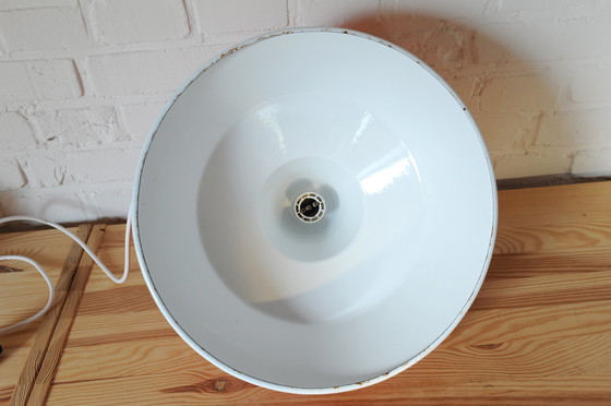 Image 1 of Hängelampe aus dunkeloranger Emaille von Louis Poulsen