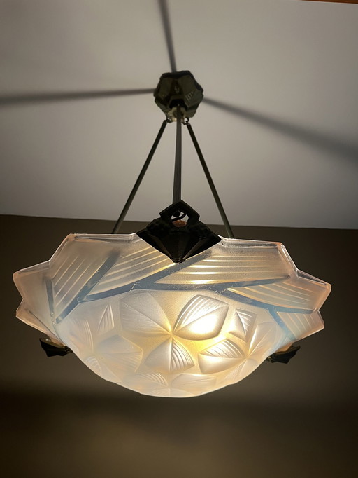 Schuppenlampe Art Deco