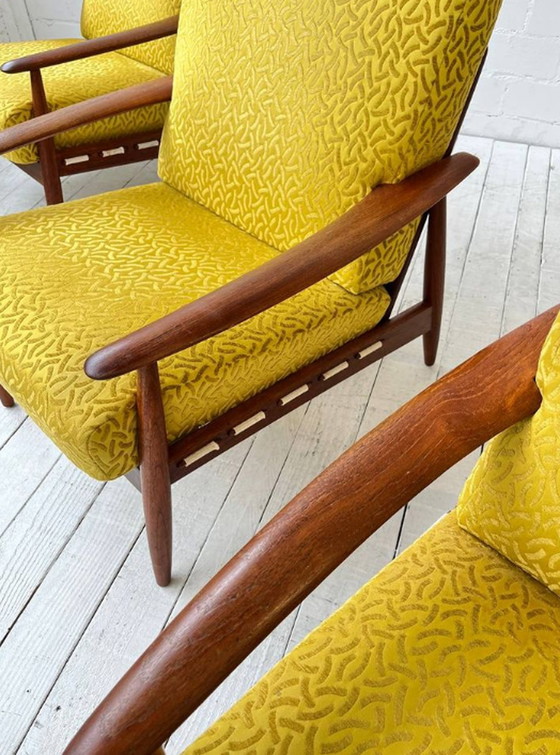 Image 1 of 3x dänischer Easy Chairs Teak