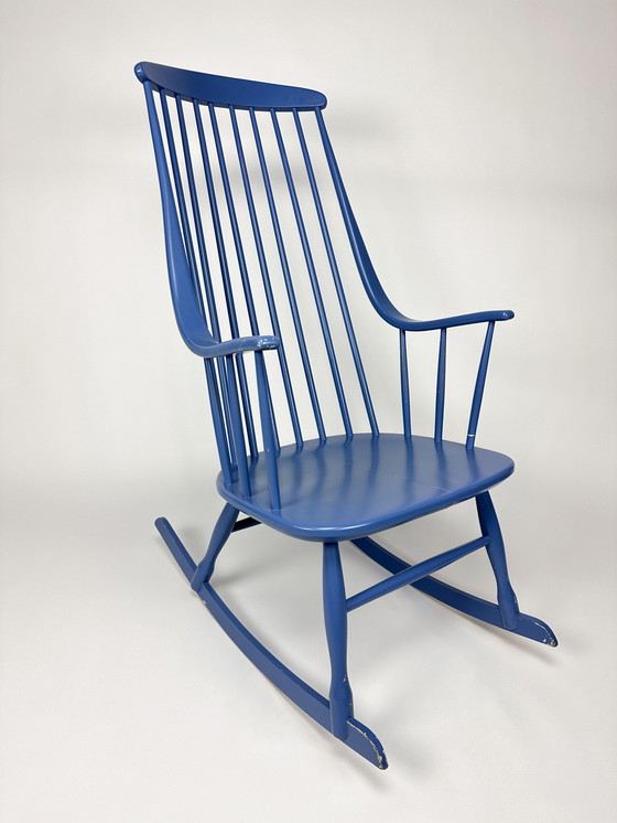 Image 1 of Vintage 1960S "Grandessa" Schaukelstuhl von Lena Larsson für Nesto