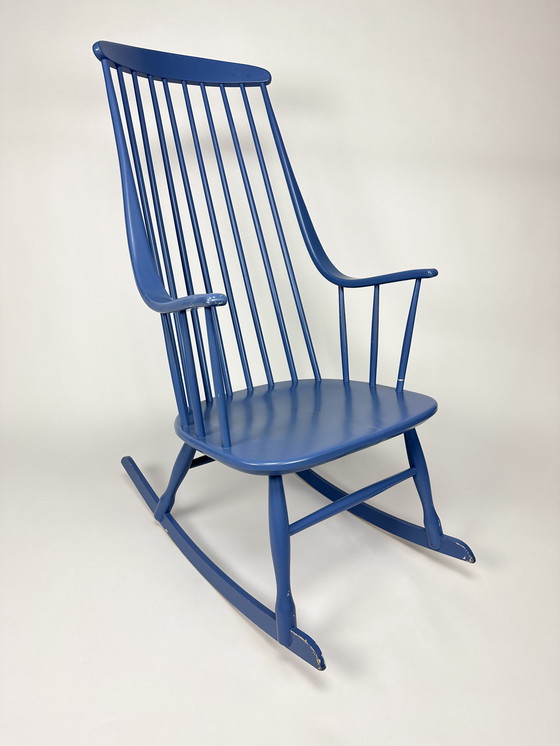 Image 1 of Vintage 1960S "Grandessa" Schaukelstuhl von Lena Larsson für Nesto