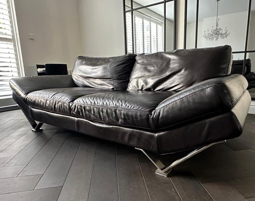 2x Natuzzi-Ledersofas