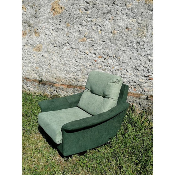 Image 1 of Großer grüner Vintage-Sessel Relax