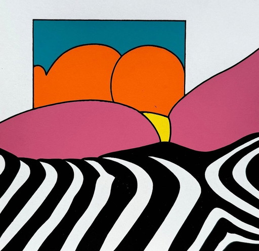 Eine Frau - Tsuyoshi Yayanagi - Original Siebdruck - Pop Art - 1970
