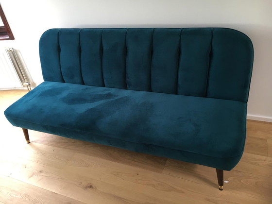 Image 1 of Schlafsofa aus Samt