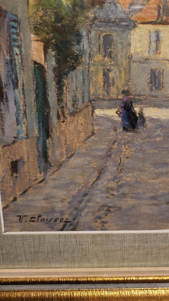 Image 1 of Femme Et Enfant Dans,Une Rue De Village De