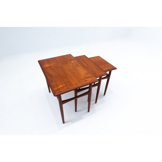 Image 1 of Mid-Century skandinavische Holztische, 1960er Jahre