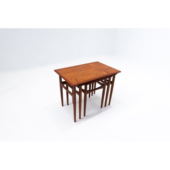 Image 1 of Mid-Century skandinavische Holztische, 1960er Jahre