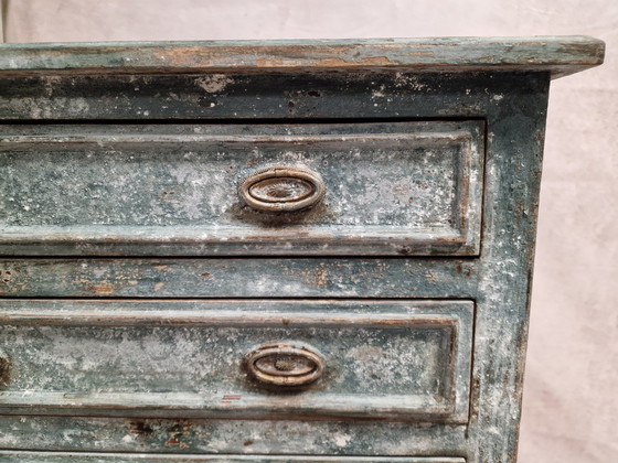Image 1 of Kleine Kommode Semainier Patina Antik