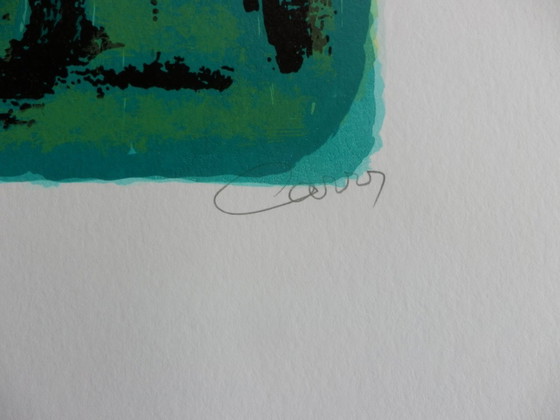 Image 1 of Carry Tefsen (Schauspielerin) Green Forest ( Sehr selten)