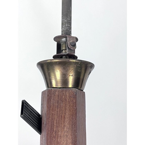 Image 1 of Vintage-Kronleuchter aus Messing und Plexiglas für Lampter Milano, Italien 1950