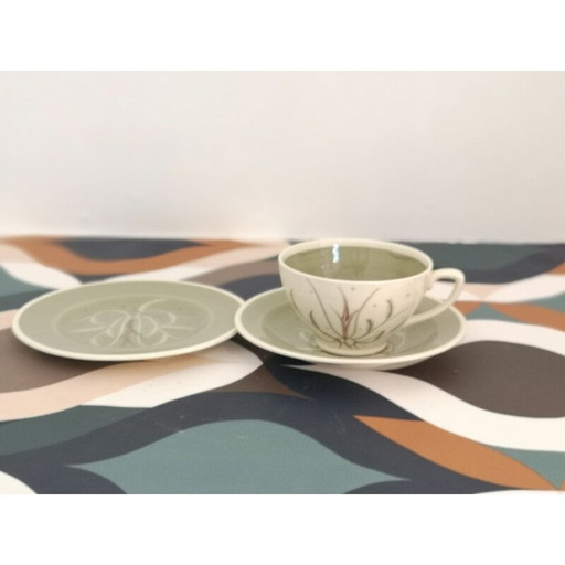 Vintage handbemalte Teetasse von Susie Cooper, England