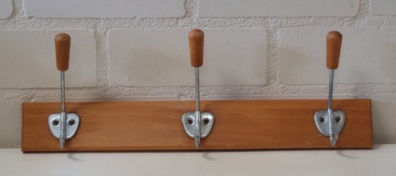 Image 1 of 2139 Vintage 60s Garderobenständer Wandgarderobe