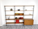 Teak Regalsystem Olof Pira 60Er Sweden Wallshelf