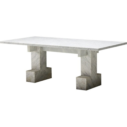 Vintage-Tisch aus Carrara-Marmor, Italien 1970