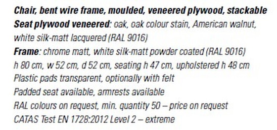 Image 1 of Formstuhl Zeitraum