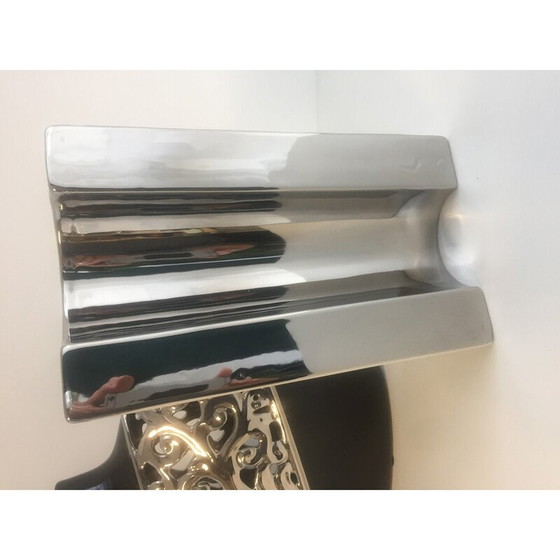 Image 1 of Satz von 3 glasierten Vintage-Keramikvasen, Italien