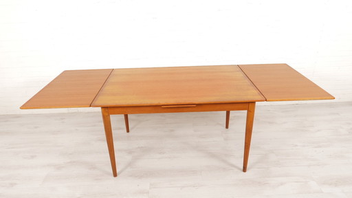 Vintage-Esstisch | Ausziehbar | Teak | 130 cm