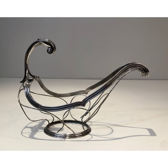 Image 1 of Versilberter Flaschenhalter Vintage, Frankreich 1930