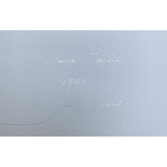 Image 1 of Altmodisches Foto von Seeberger für Pierre Cardin, 1961