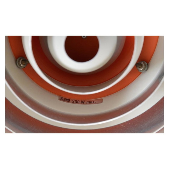 Image 1 of Vintage Kontrast Pendelleuchte aus gebürstetem Aluminium von Poul Henningsen für Louis Poulsen, Dänemark 1960